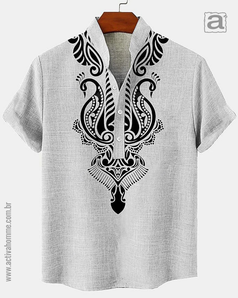 Camiseta Henley