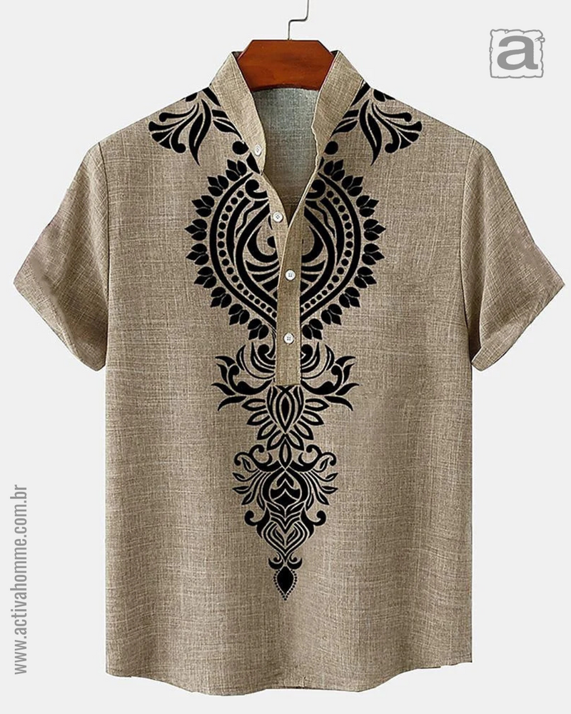 Camiseta Henley